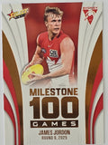 2026 AFL Footy Stars Milestone Games MG9 James Jordon - Sydney Swans
