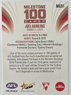 2026 AFL Footy Stars Milestone Games MG91 Joel Hamling - Sydney Swans