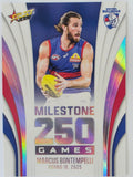 2026 AFL Footy Stars Milestone Games MG104 Marcus Bontempelli - Western Bulldogs