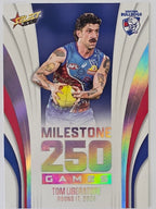 2026 AFL Footy Stars Milestone Games MG105 Tom Liberatore - Western Bulldogs