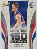 2026 AFL Footy Stars Milestone Games MG106 Tim English - Western Bulldogs