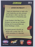 2026 AFL Footy Stars Select Rewind SR13 Josh Dunkley - Brisbane Lions