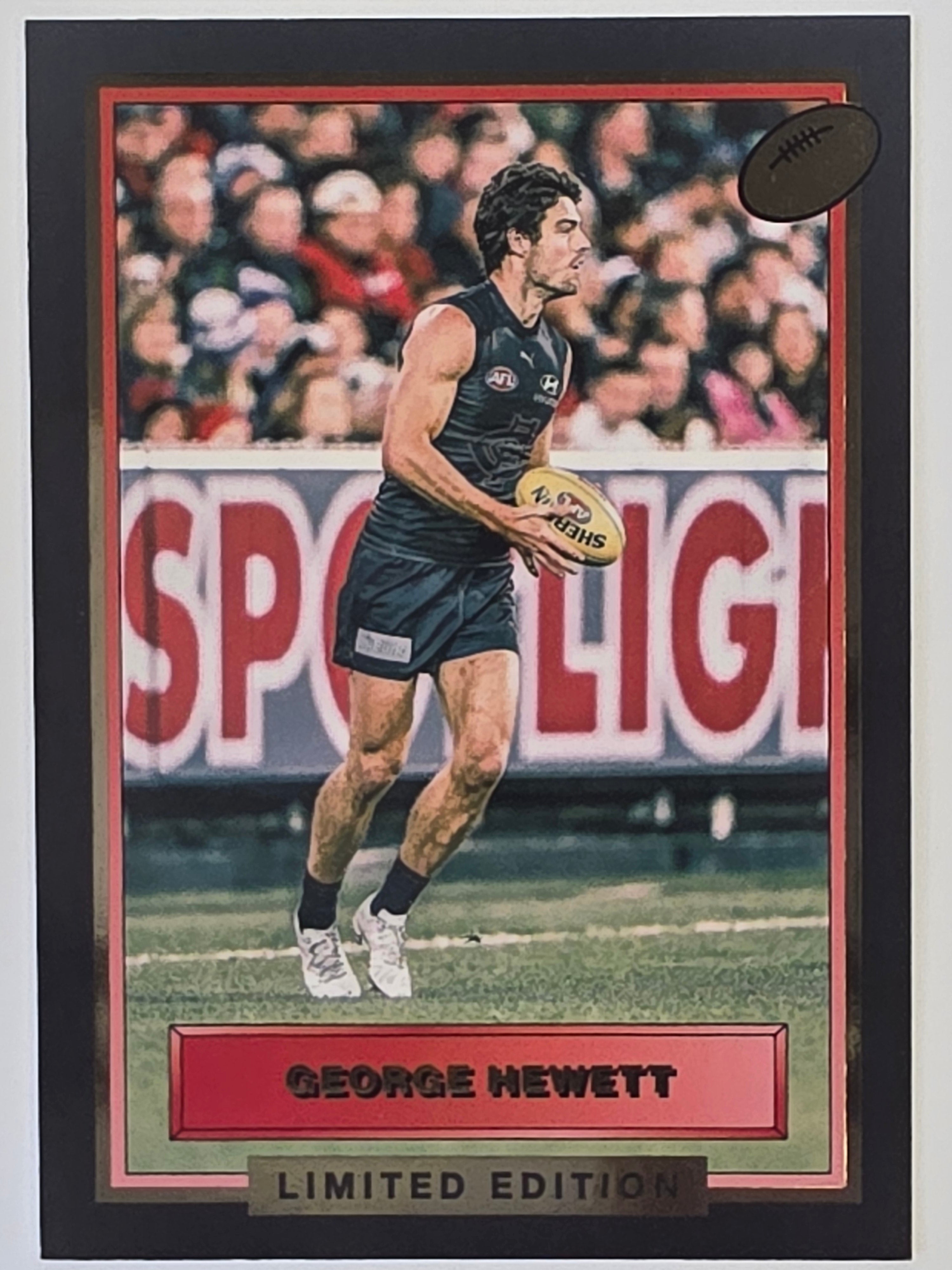 2026 AFL Footy Stars Select Rewind SR21 George Hewett - Carlton Blues