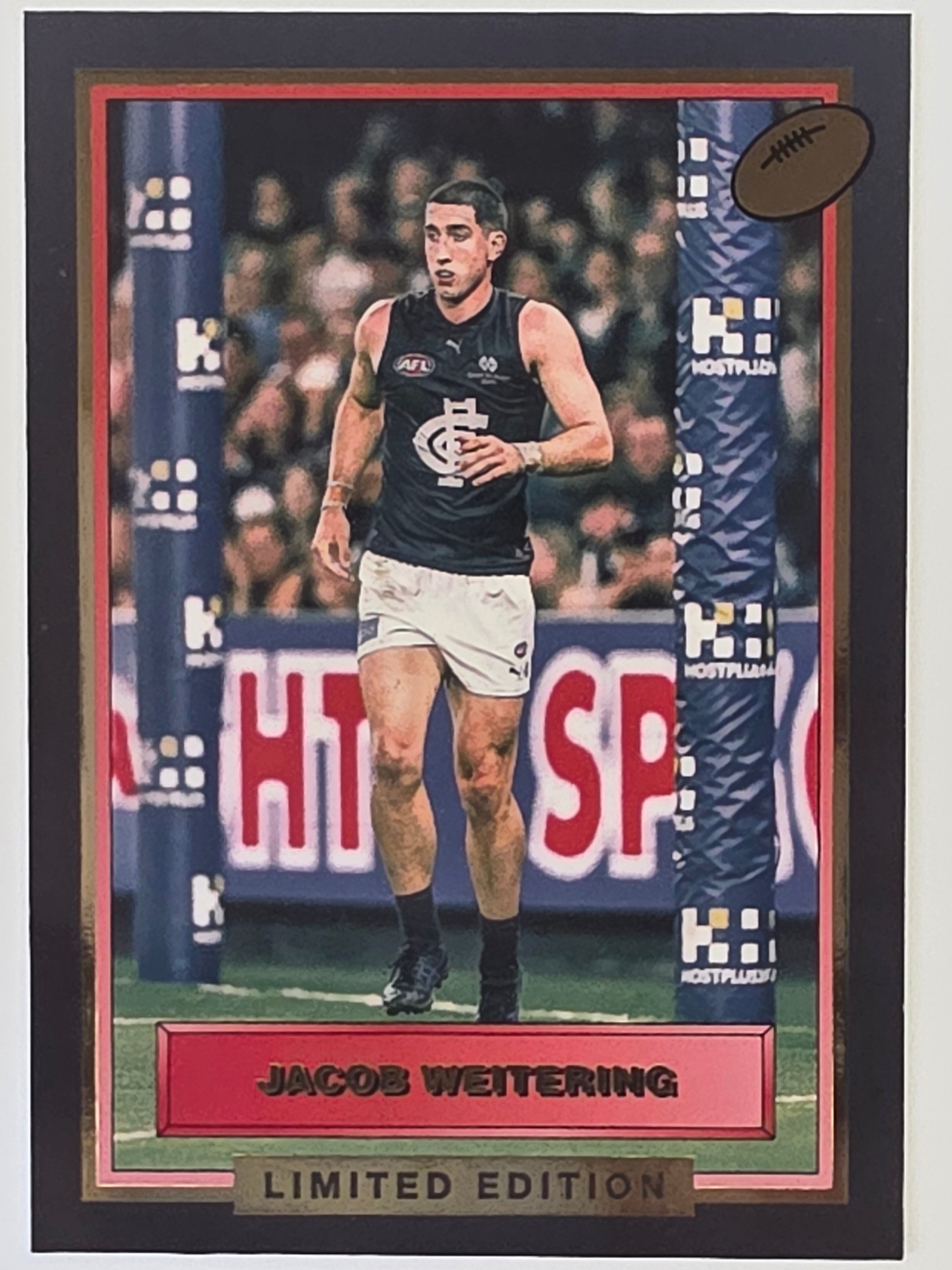 2026 AFL Footy Stars Select Rewind SR27 Jacob Weitering - Carlton Blues