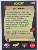 2026 AFL Footy Stars Select Rewind SR38 Jye Caldwell - Essendon Bombers