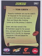 2026 AFL Footy Stars Select Rewind SR67 Tom Green - GWS Giants