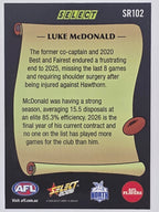 2026 AFL Footy Stars Select Rewind SR102 Luke McDonald - North Melbourne Kangaroos