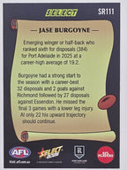 2026 AFL Footy Stars Select Rewind SR111 Jase Burgoyne - Port Adelaide Power