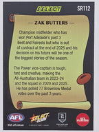 2026 AFL Footy Stars Select Rewind SR112 Zak Butters - Port Adelaide Power