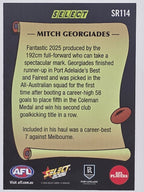 2026 AFL Footy Stars Select Rewind SR114 Mitch Georgiades - Port Adelaide Power