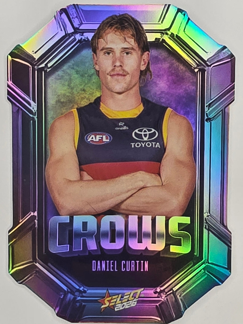 2026 AFL Footy Stars Octane Team Colours O1 Daniel Curtin - Adelaide Crows
