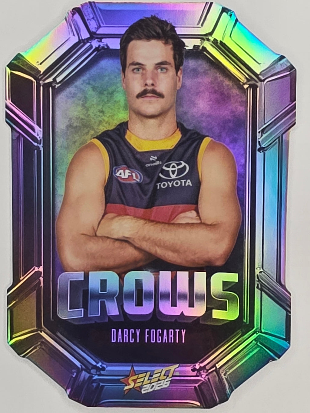 2026 AFL Footy Stars Octane Team Colours O4 Darcy Fogarty - Adelaide Crows