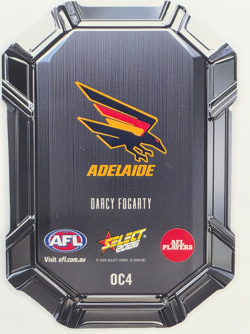 2026 AFL Footy Stars Octane Team Colours O4 Darcy Fogarty - Adelaide Crows