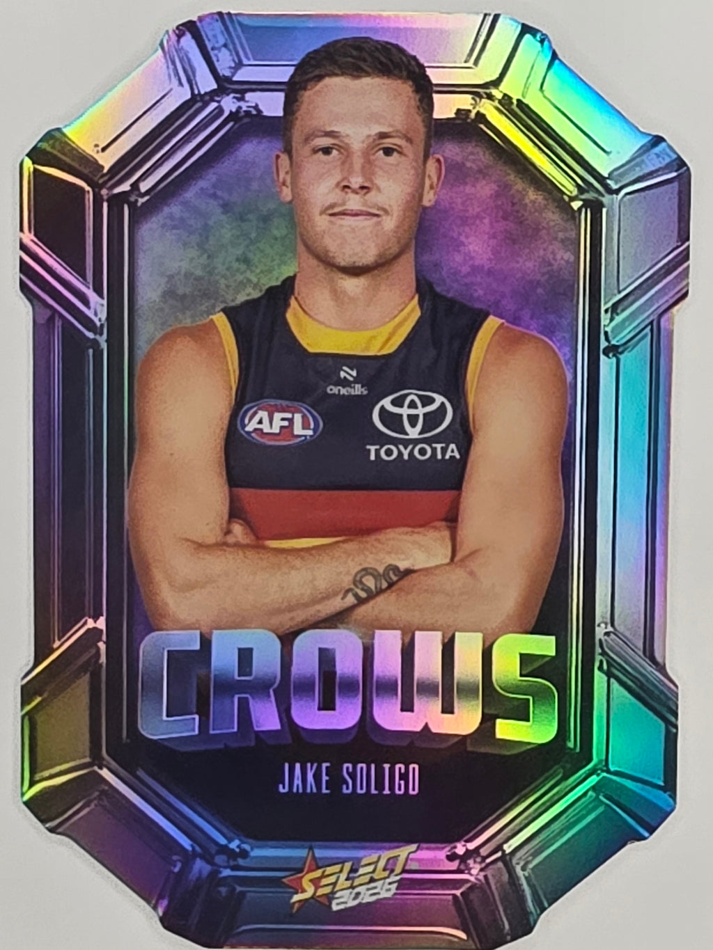 2026 AFL Footy Stars Octane Team Colours O7 Jake Soligo - Adelaide Crows