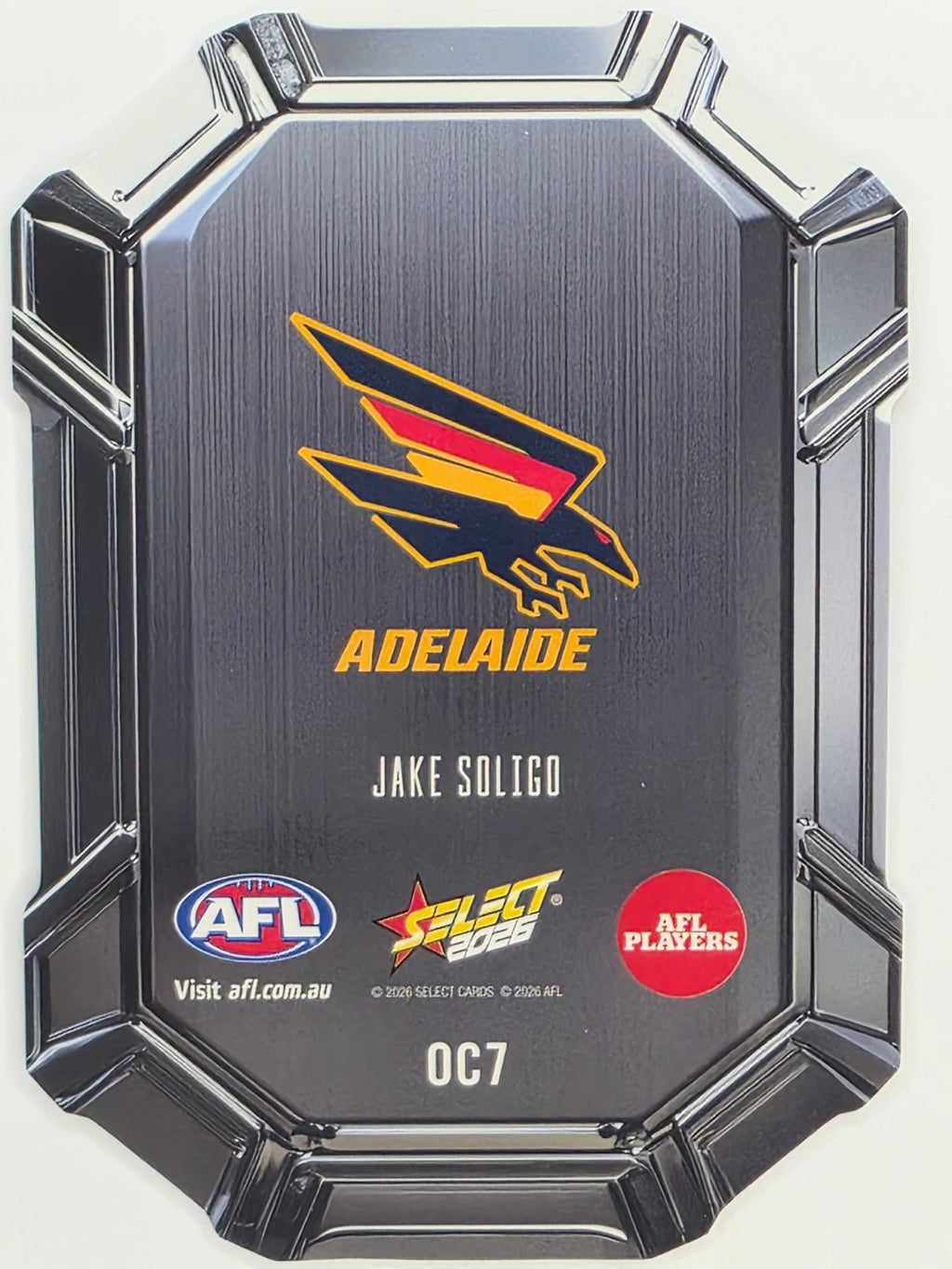 2026 AFL Footy Stars Octane Team Colours O7 Jake Soligo - Adelaide Crows