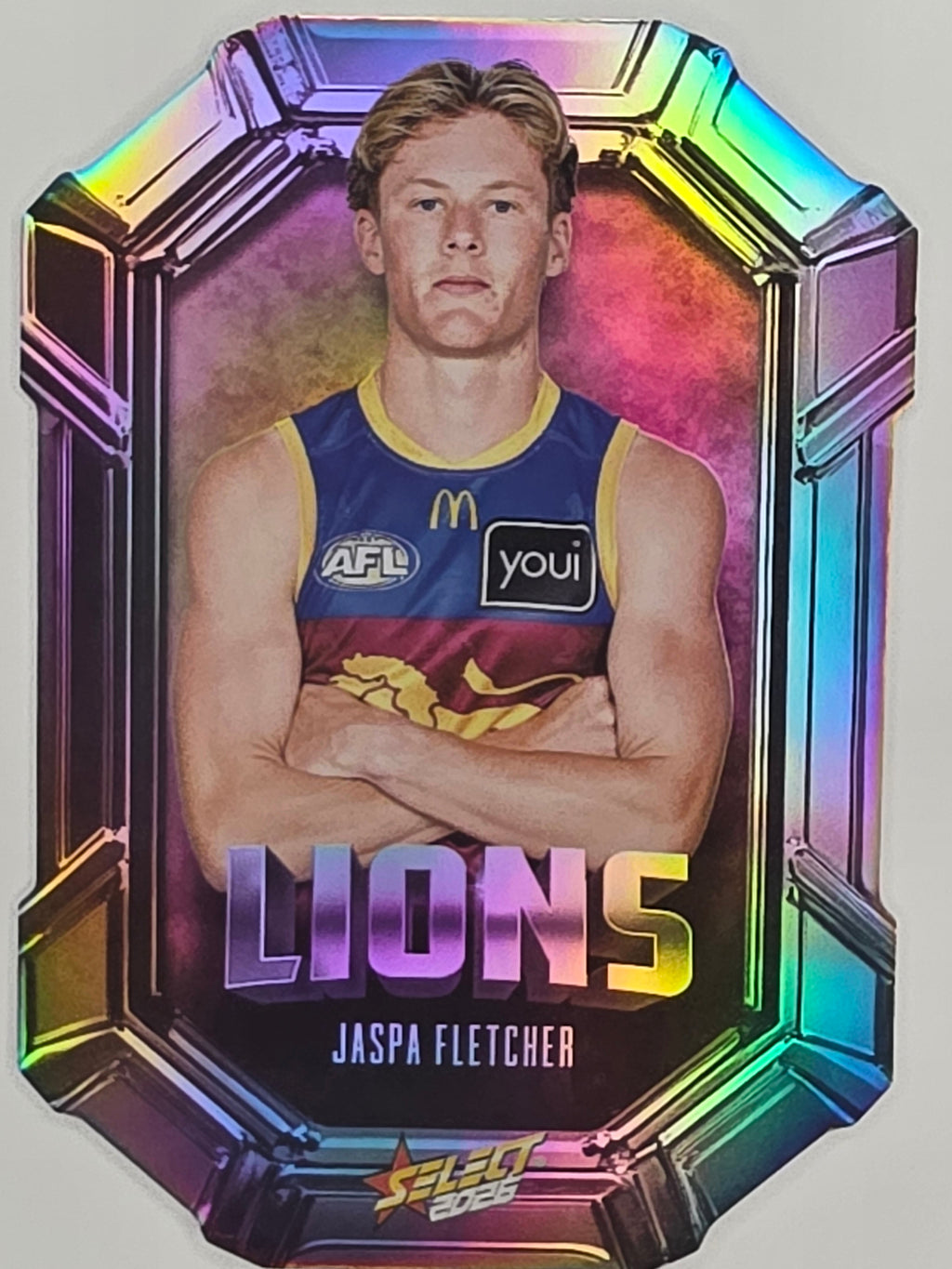 2026 AFL Footy Stars Octane Team Colours O12 Jaspa Fletcher - Brisbane Lions
