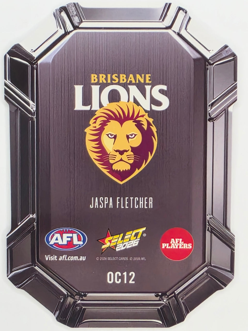 2026 AFL Footy Stars Octane Team Colours O12 Jaspa Fletcher - Brisbane Lions