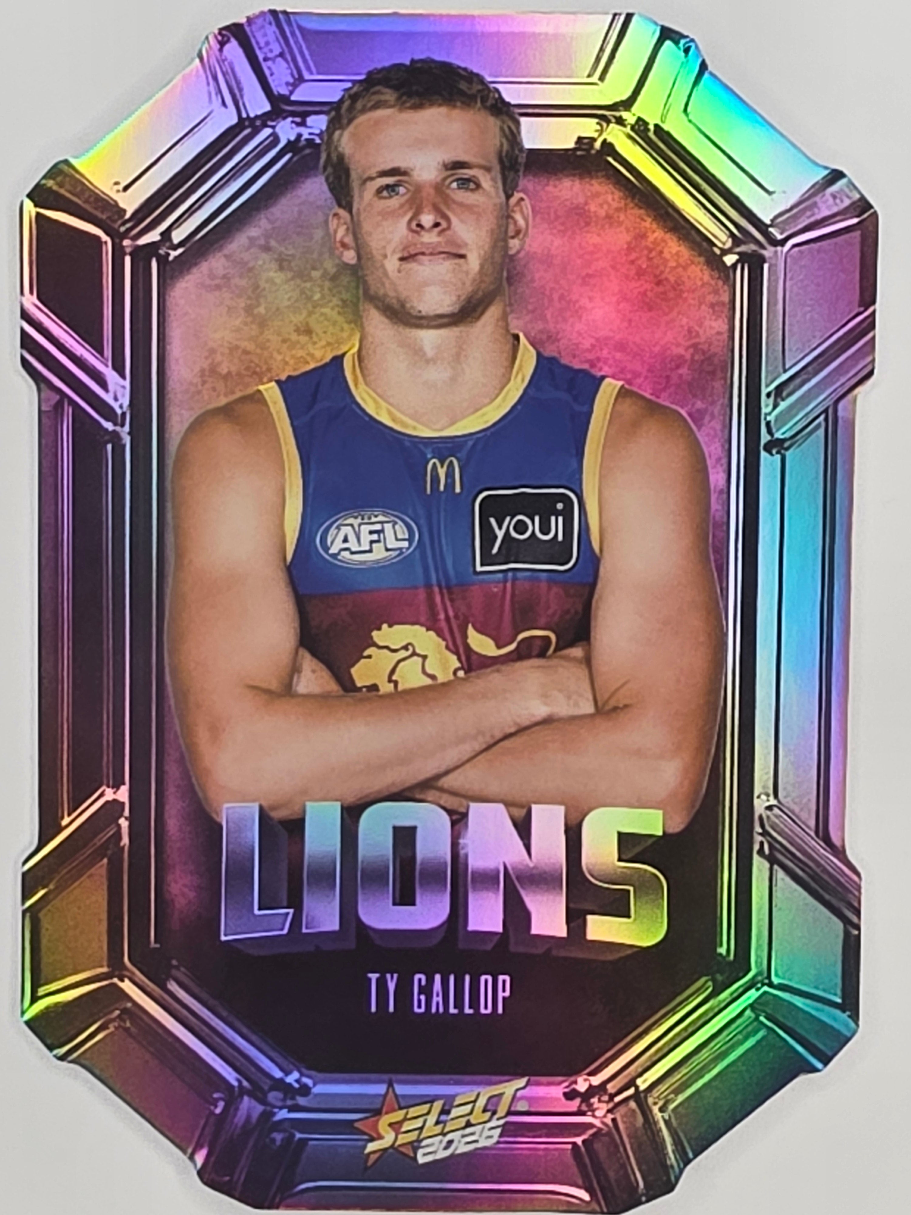2026 AFL Footy Stars Octane Team Colours O13 Ty Gallop - Brisbane Lions