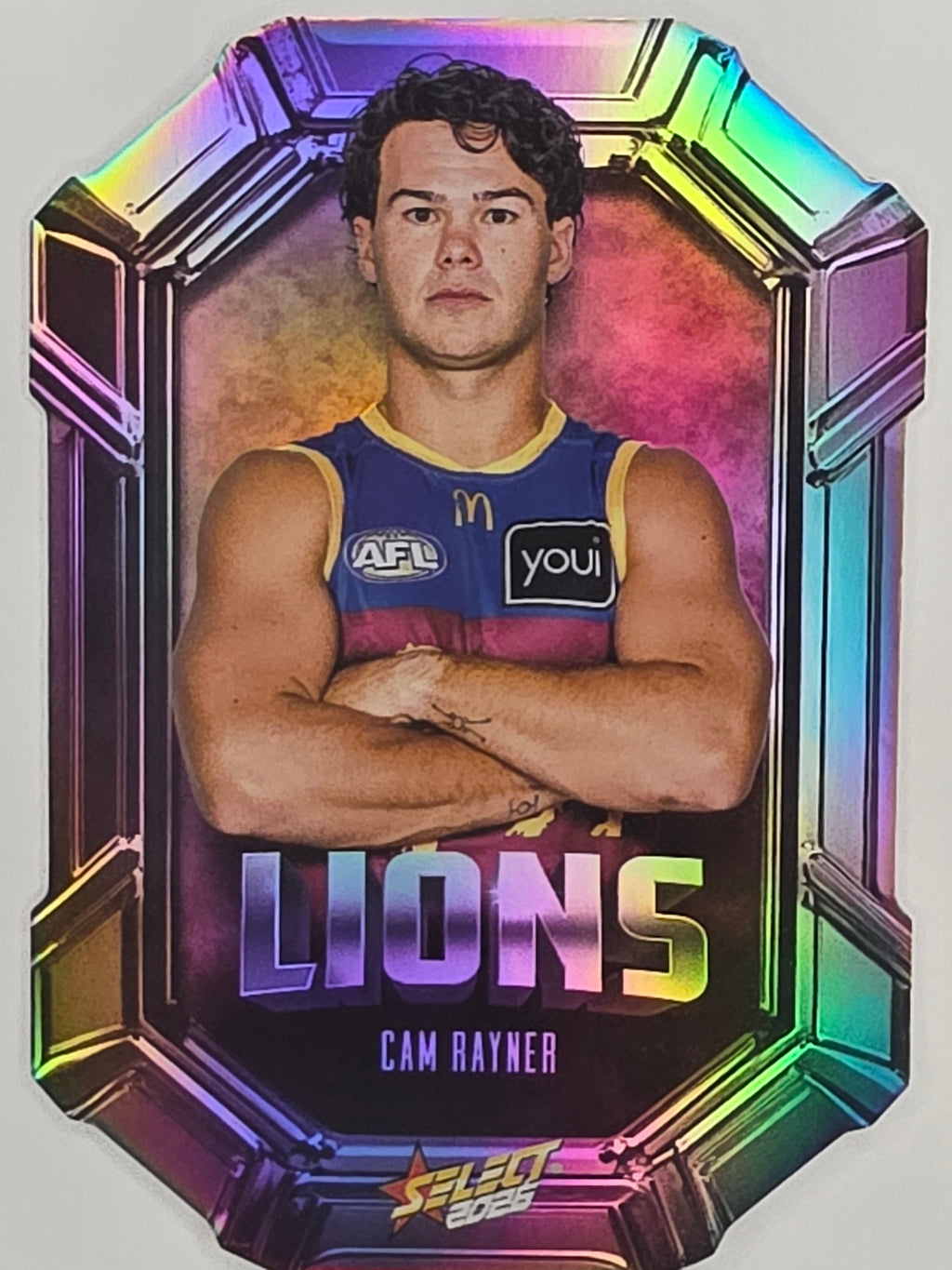 2026 AFL Footy Stars Octane Team Colours O17 Cam Rayner - Brisbane Lions
