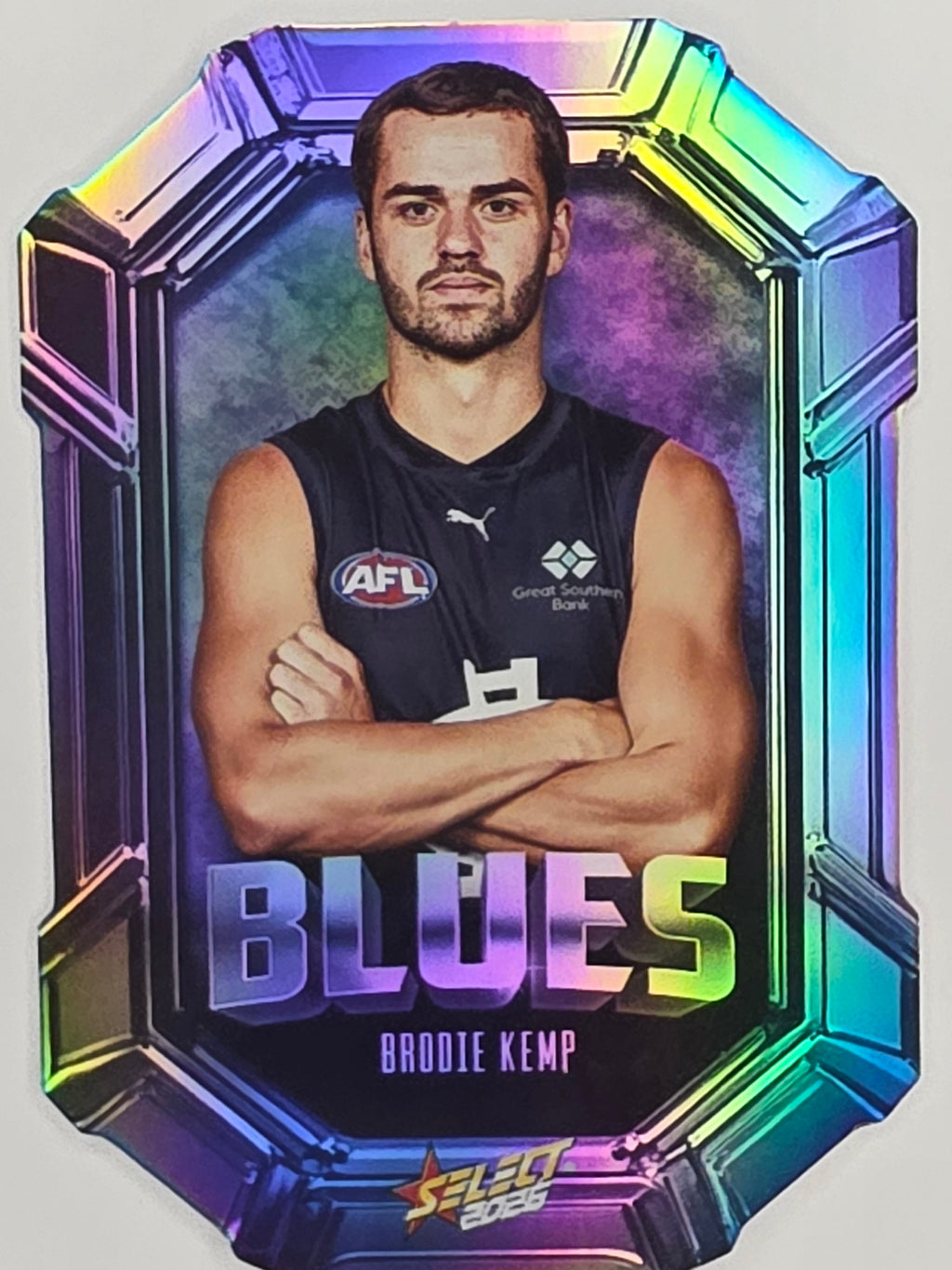 2026 AFL Footy Stars Octane Team Colours O22 Brodie Kemp - Carlton Blues