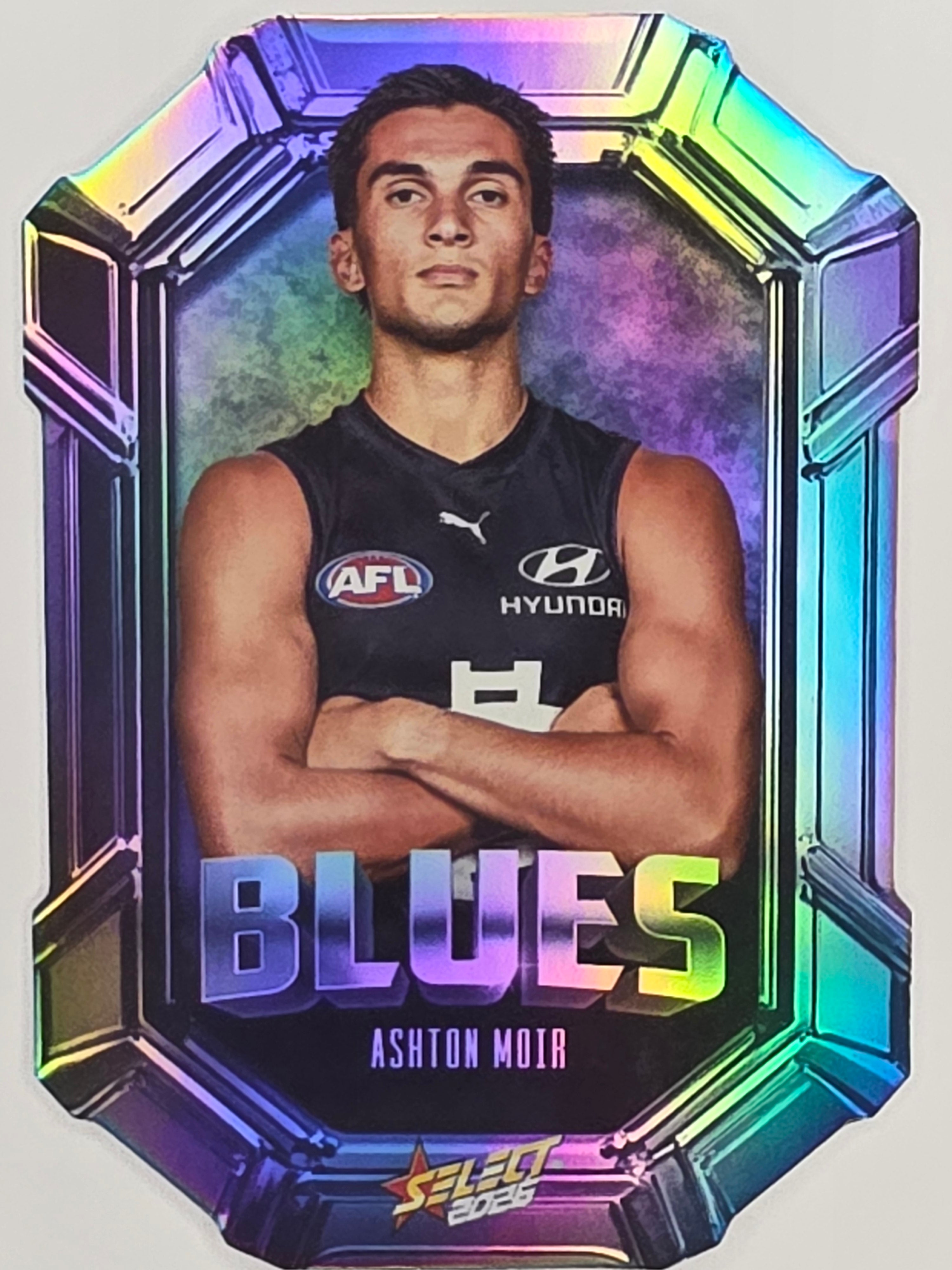 2026 AFL Footy Stars Octane Team Colours O24 Ashton Moir - Carlton Blues