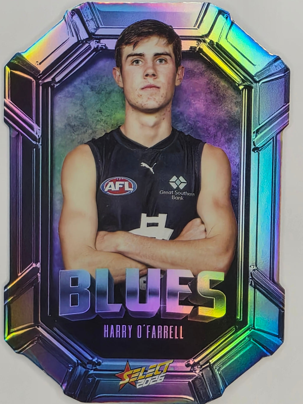 2026 AFL Footy Stars Octane Team Colours O25 Harry O’Farrell - Carlton Blues