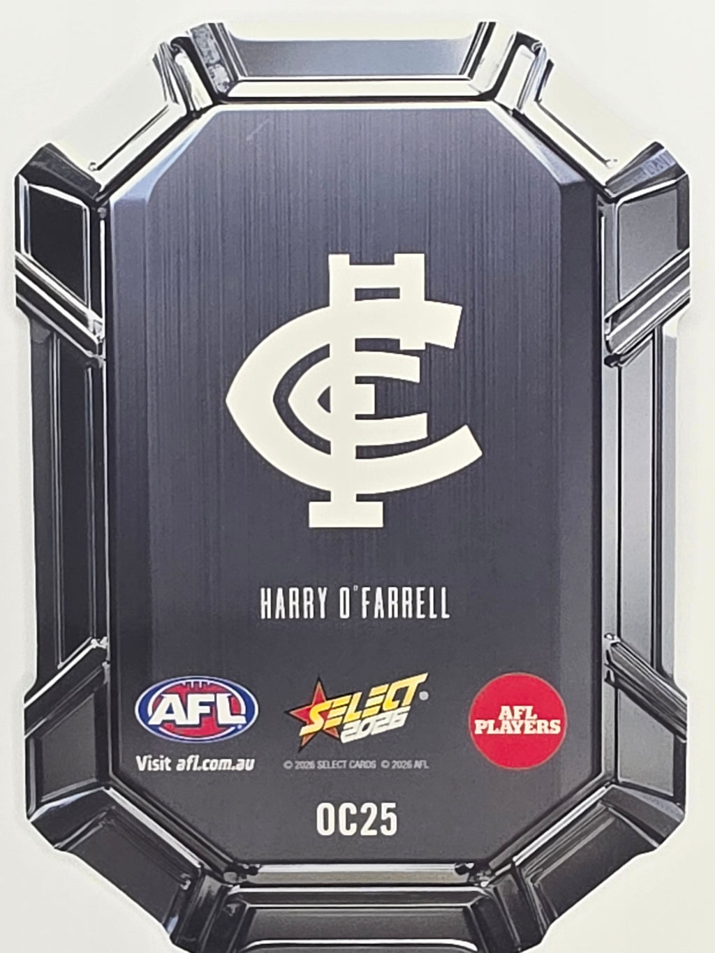 2026 AFL Footy Stars Octane Team Colours O25 Harry O’Farrell - Carlton Blues