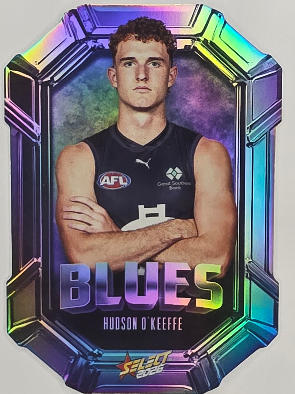 2026 AFL Footy Stars Octane Team Colours O26 Hudson O’Keeffe - Carlton Blues