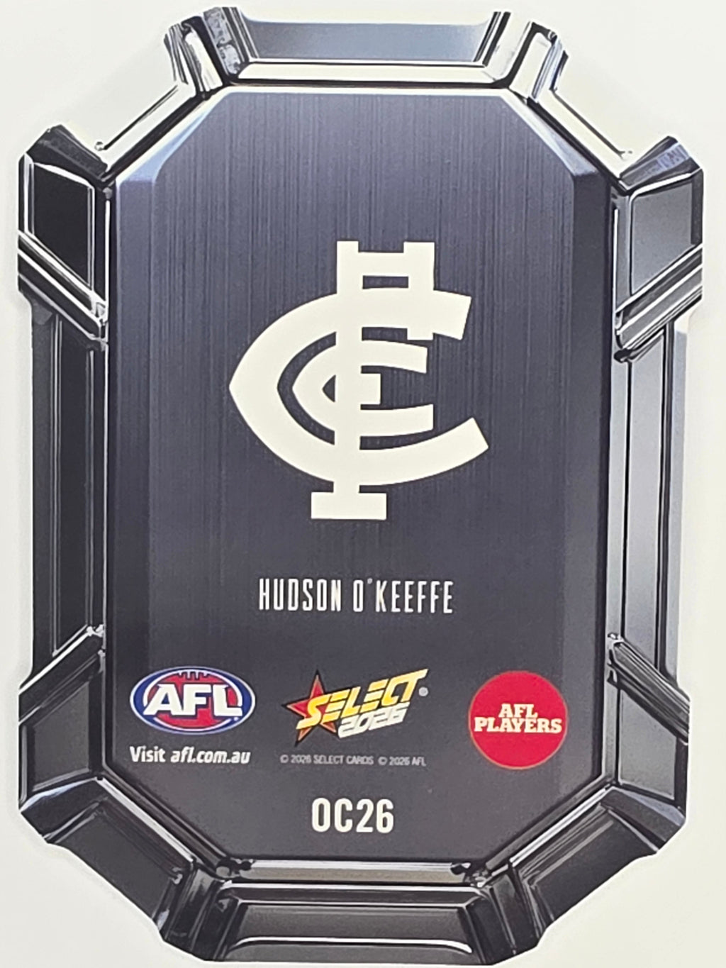 2026 AFL Footy Stars Octane Team Colours O26 Hudson O’Keeffe - Carlton Blues