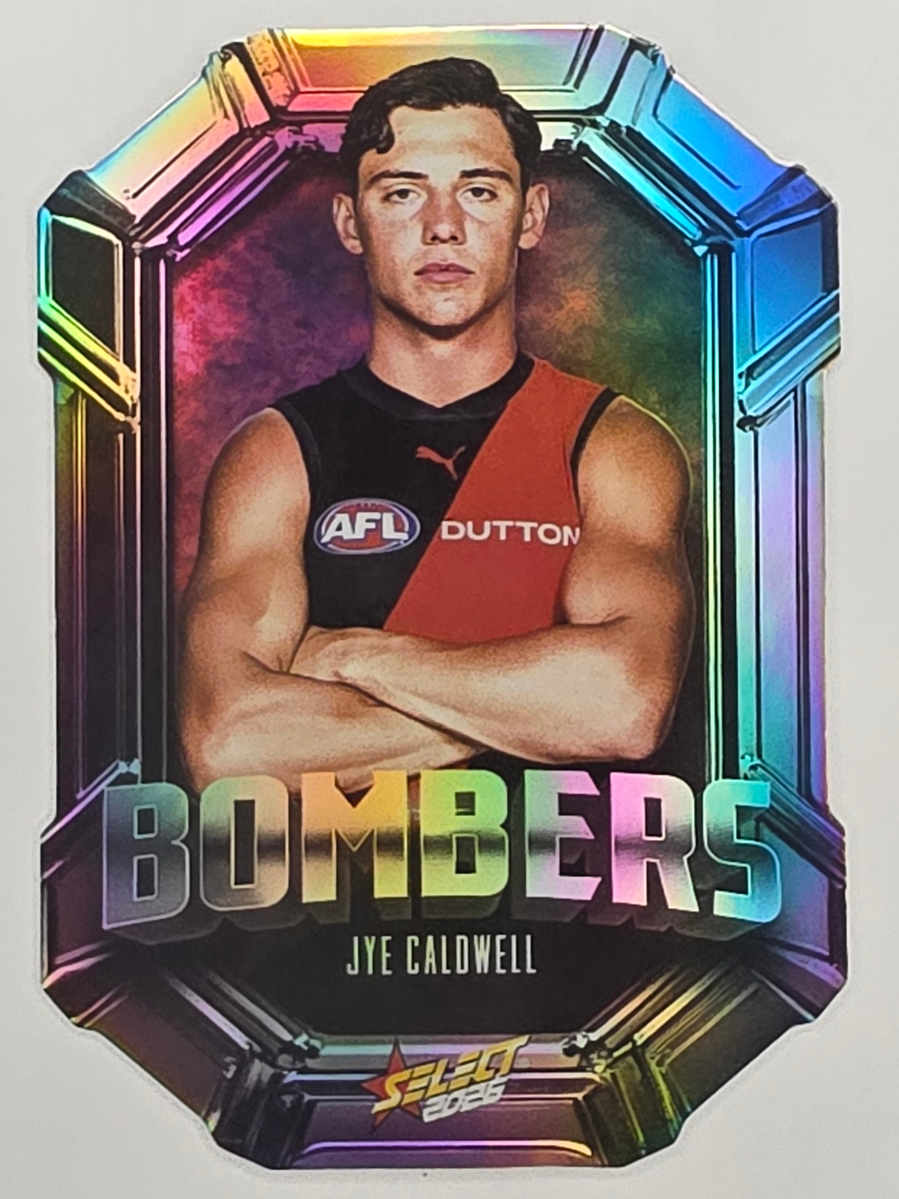 2026 AFL Footy Stars Octane Team Colours O38 Jye Caldwell - Essendon Bombers