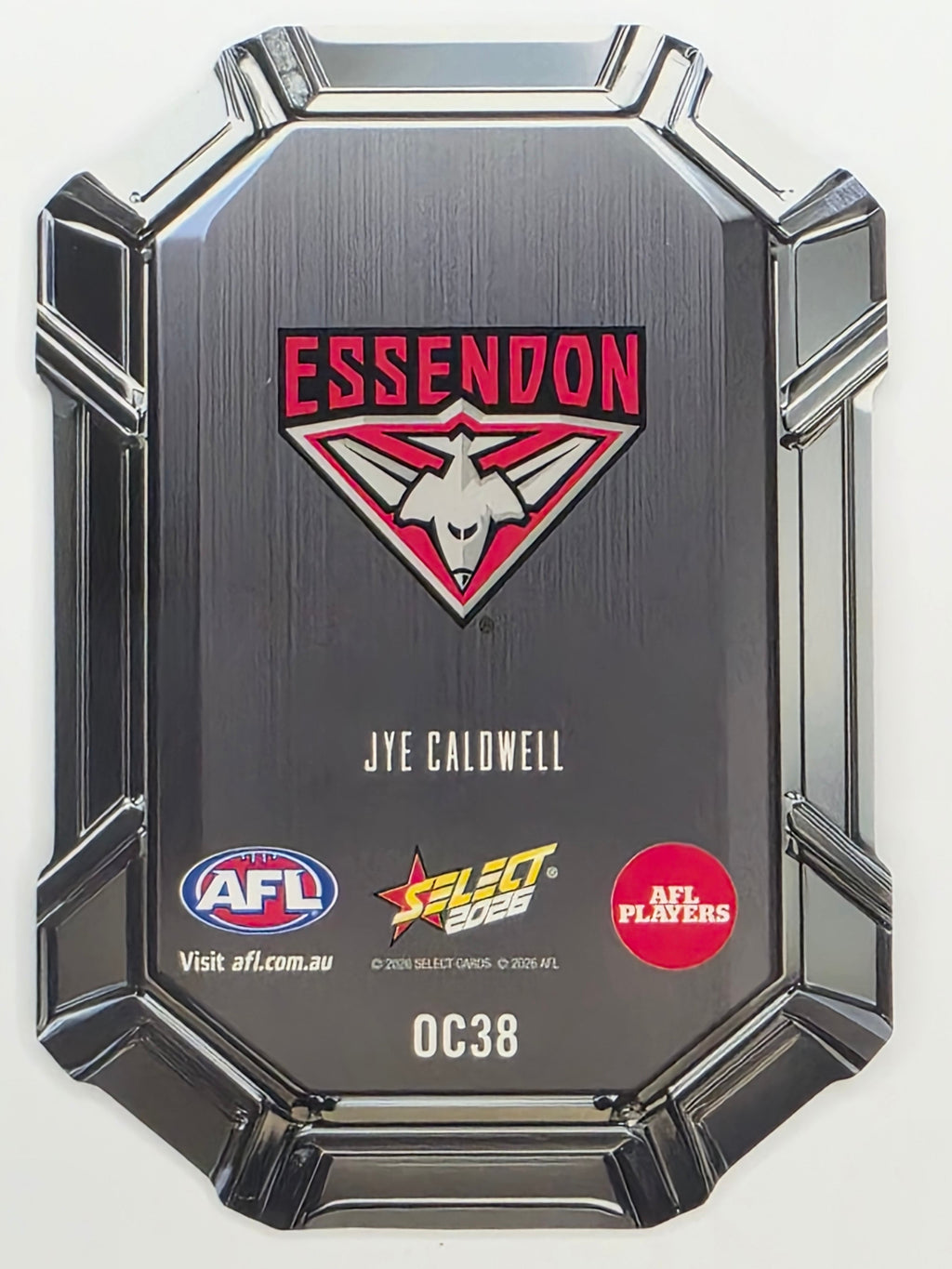 2026 AFL Footy Stars Octane Team Colours O38 Jye Caldwell - Essendon Bombers
