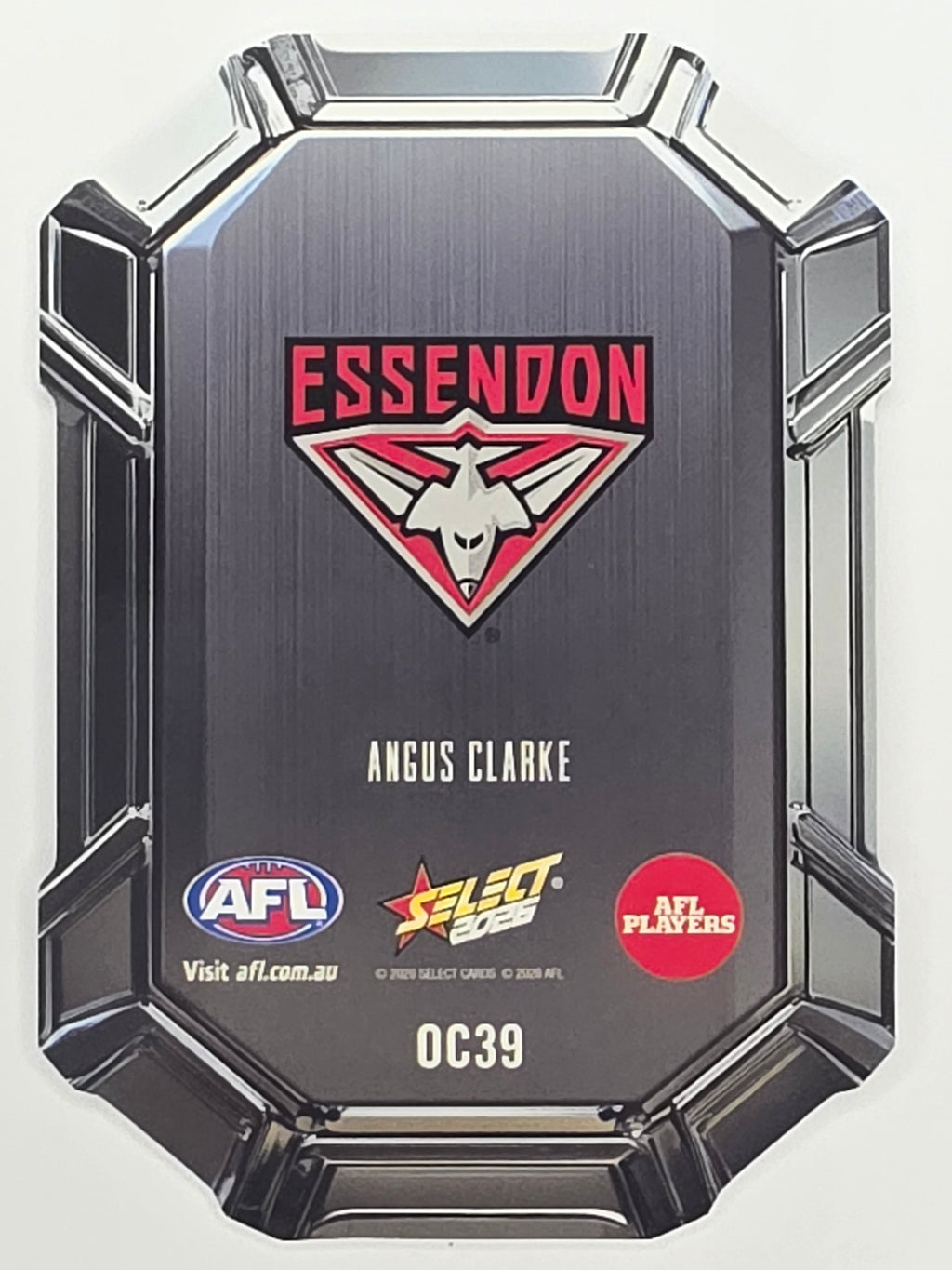 2026 AFL Footy Stars Octane Team Colours O39 Angus Clarke - Essendon Bombers