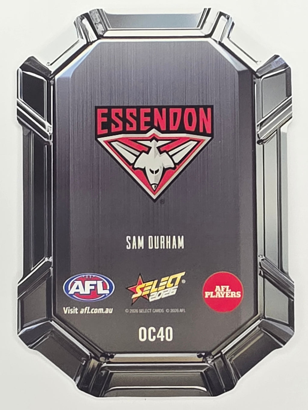 2026 AFL Footy Stars Octane Team Colours O40 Sam Durham - Essendon Bombers