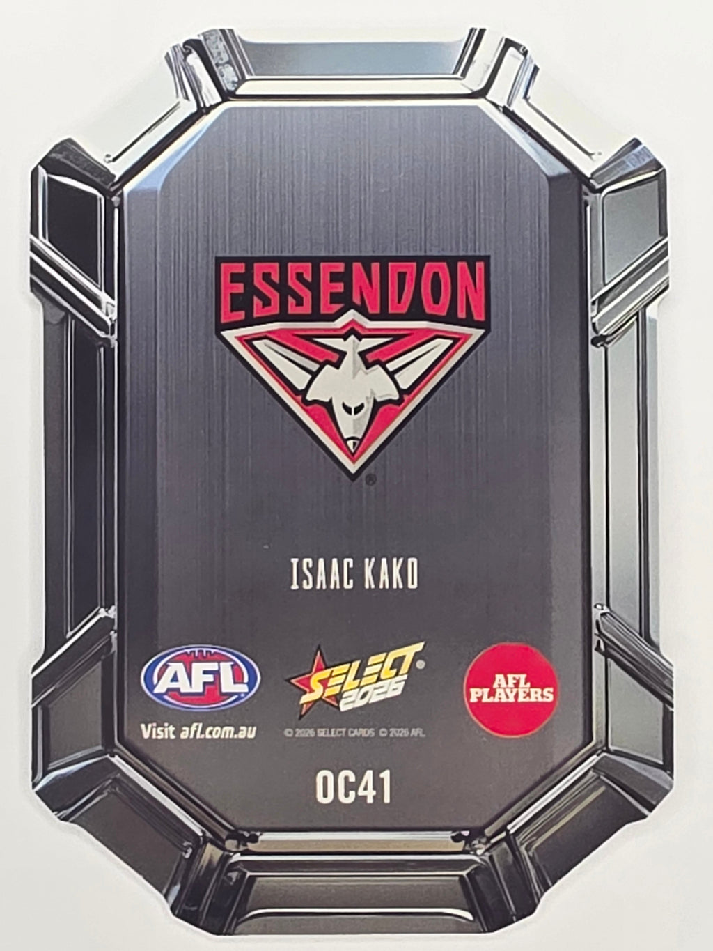 2026 AFL Footy Stars Octane Team Colours O41 Isaac Kako - Essendon Bombers
