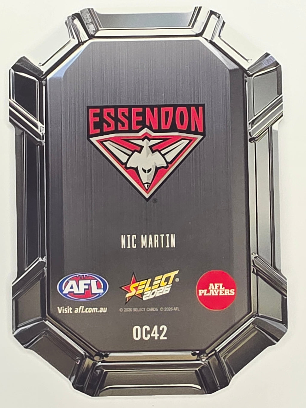 2026 AFL Footy Stars Octane Team Colours O42 Nic Martin - Essendon Bombers
