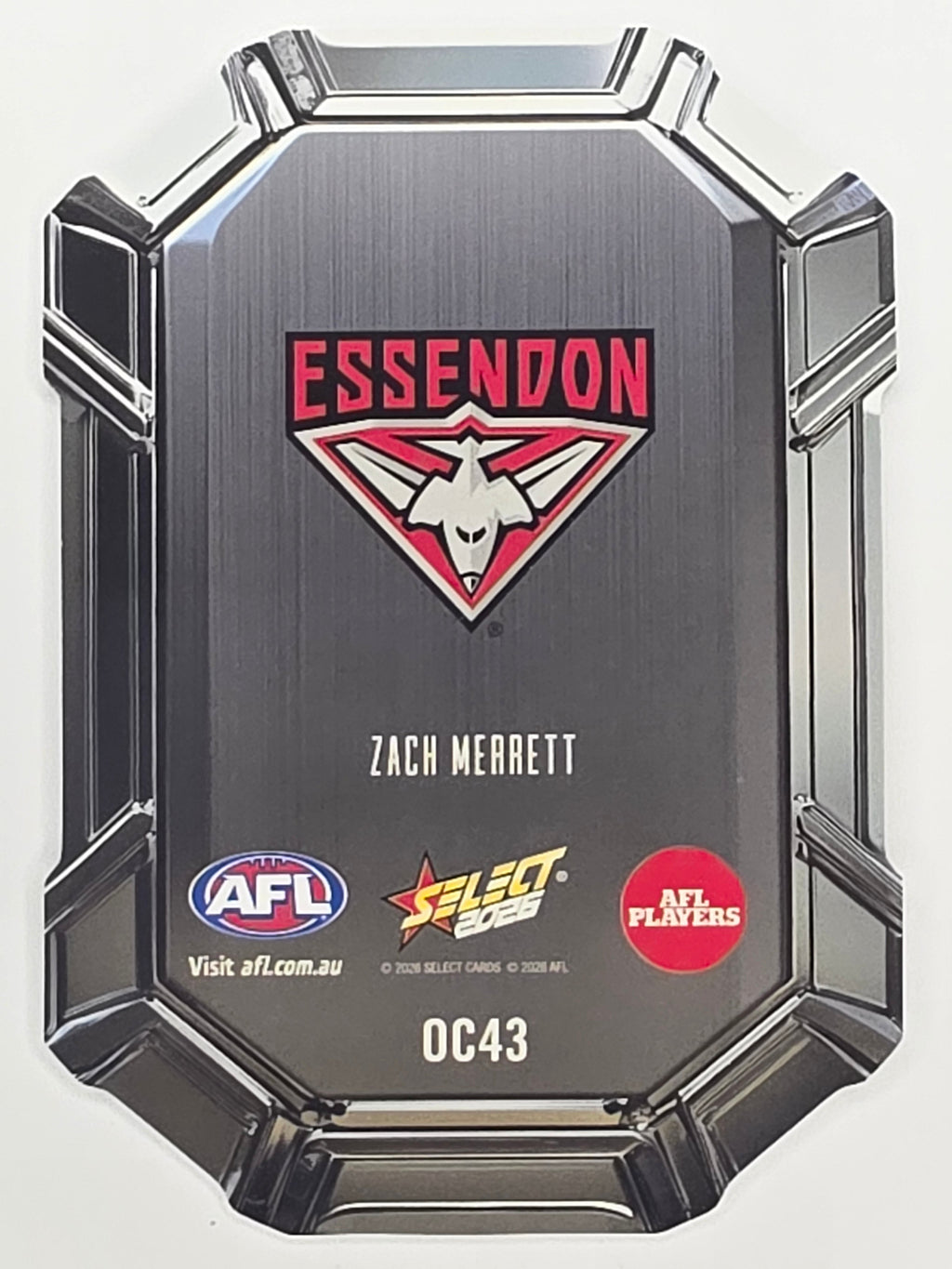 2026 AFL Footy Stars Octane Team Colours O43 Zach Merrett - Essendon Bombers