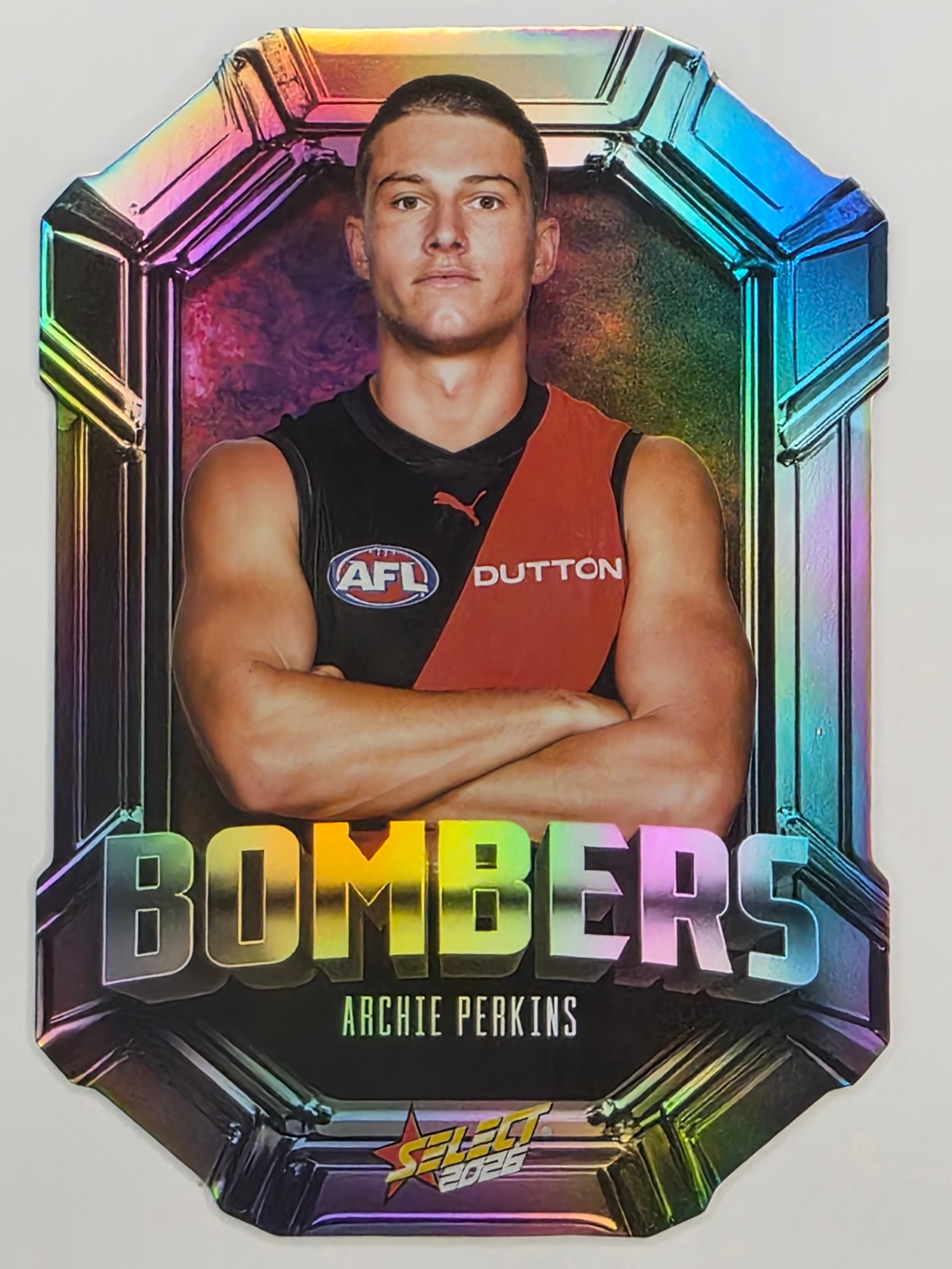 2026 AFL Footy Stars Octane Team Colours O44 Archie Perkins - Essendon Bombers