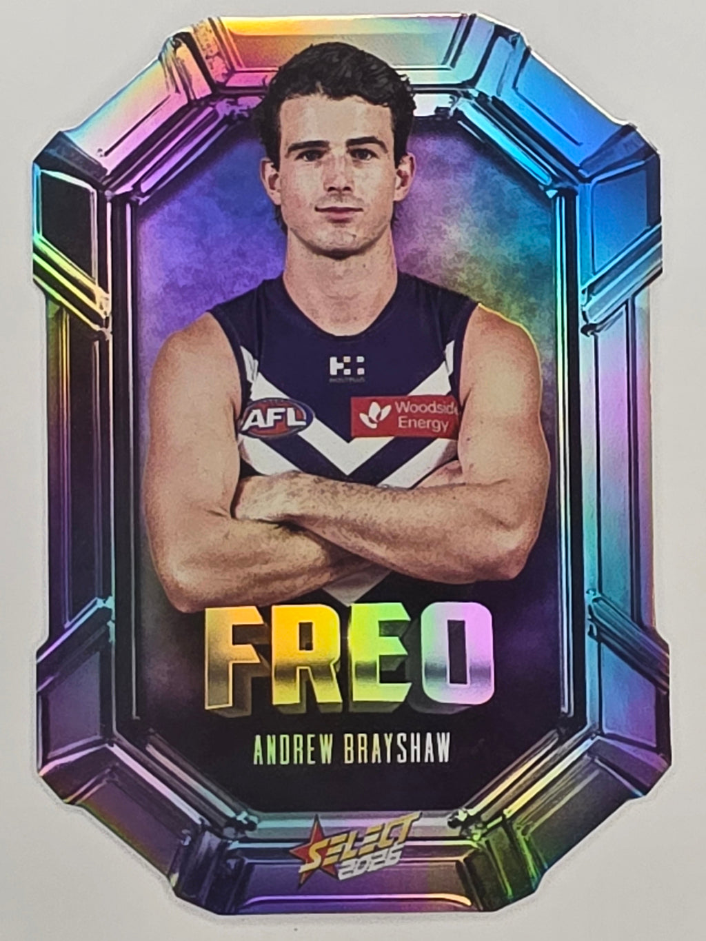 2026 AFL Footy Stars Octane Team Colours O47 Andrew Brayshaw - Fremantle Dockers