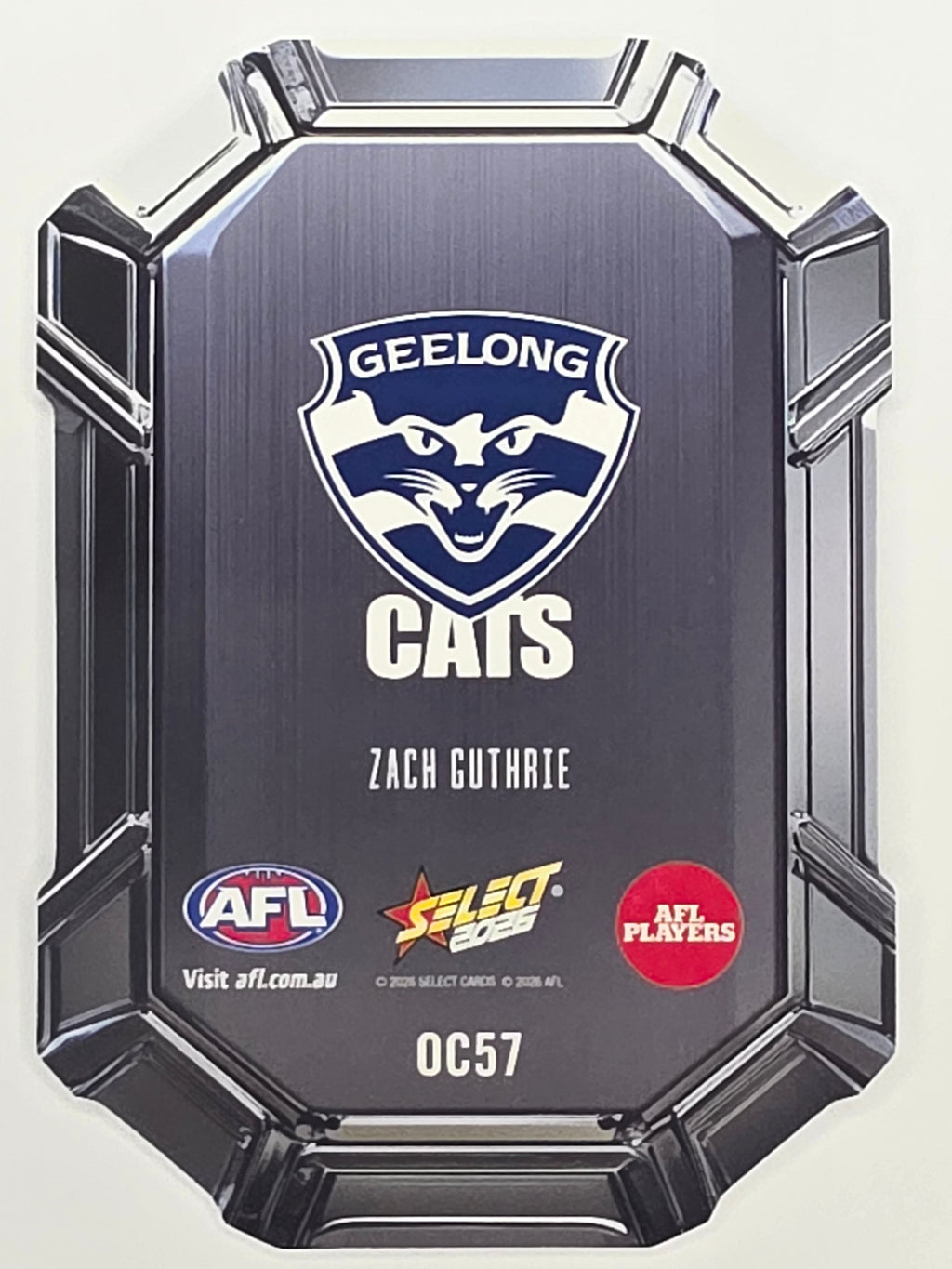 2026 AFL Footy Stars Octane Team Colours O57 Zach Guthrie - Geelong Cats
