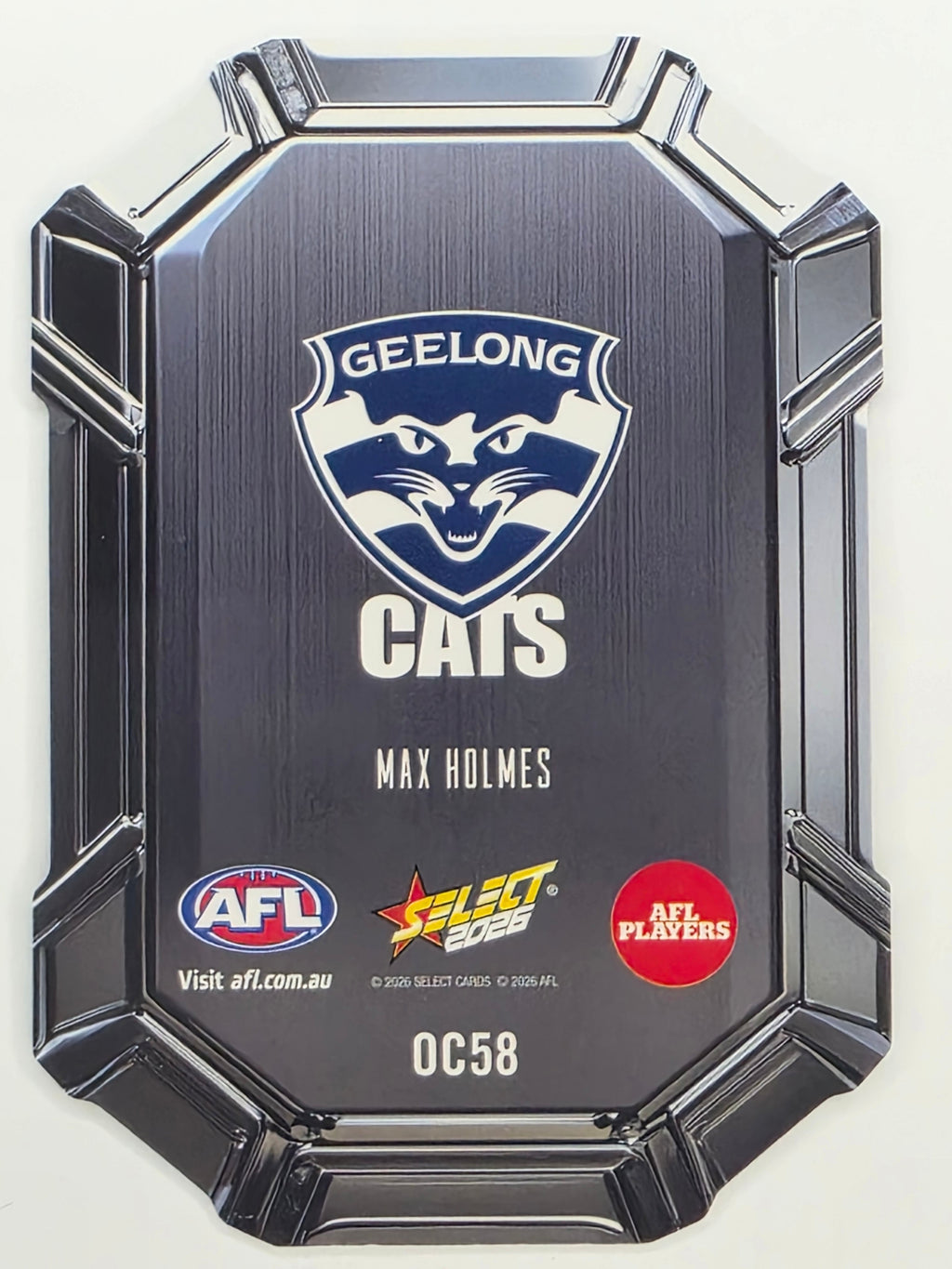 2026 AFL Footy Stars Octane Team Colours O58 Max Holmes - Geelong Cats