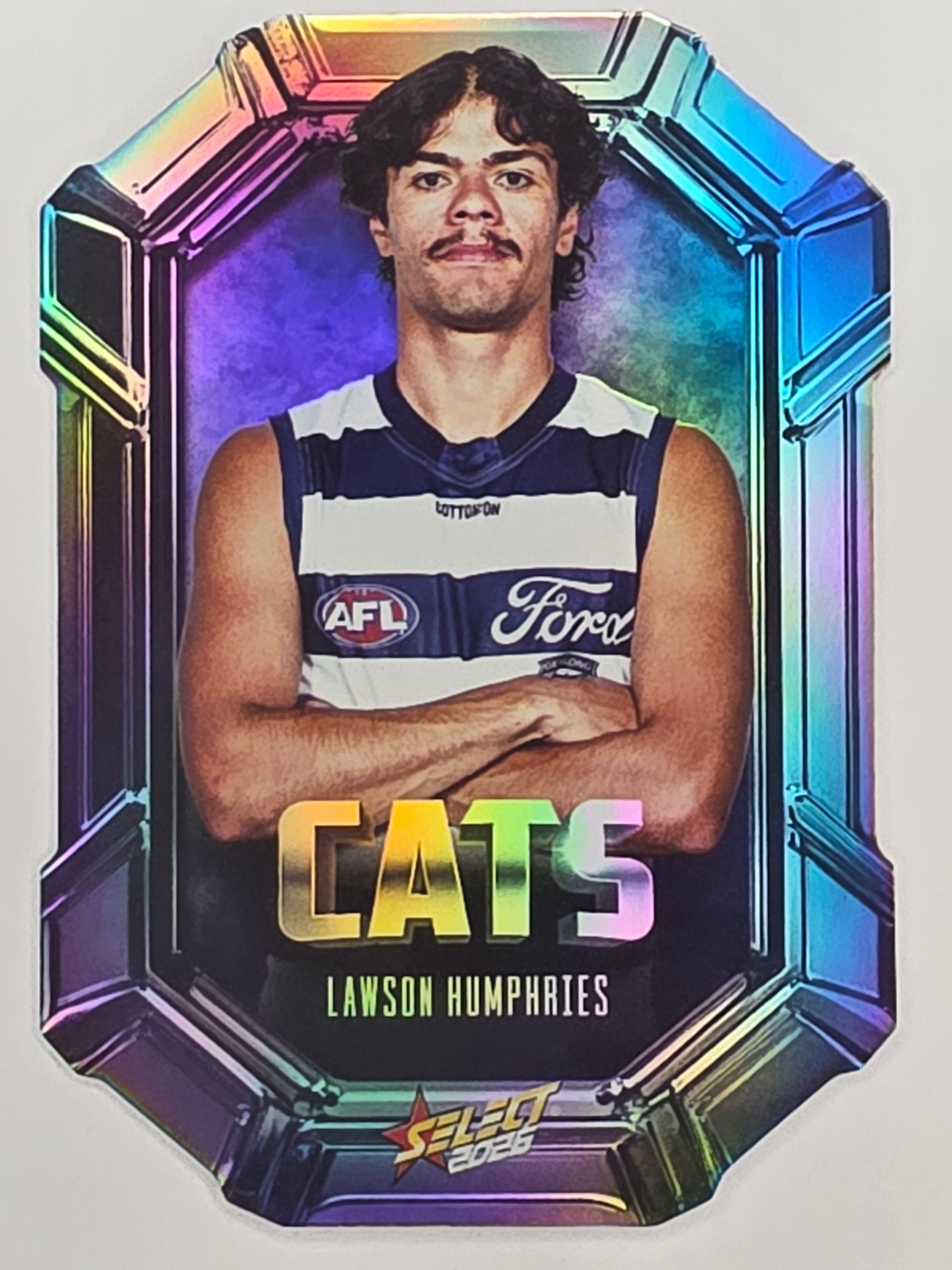 2026 AFL Footy Stars Octane Team Colours O59 Lawson Humphries - Geelong Cats