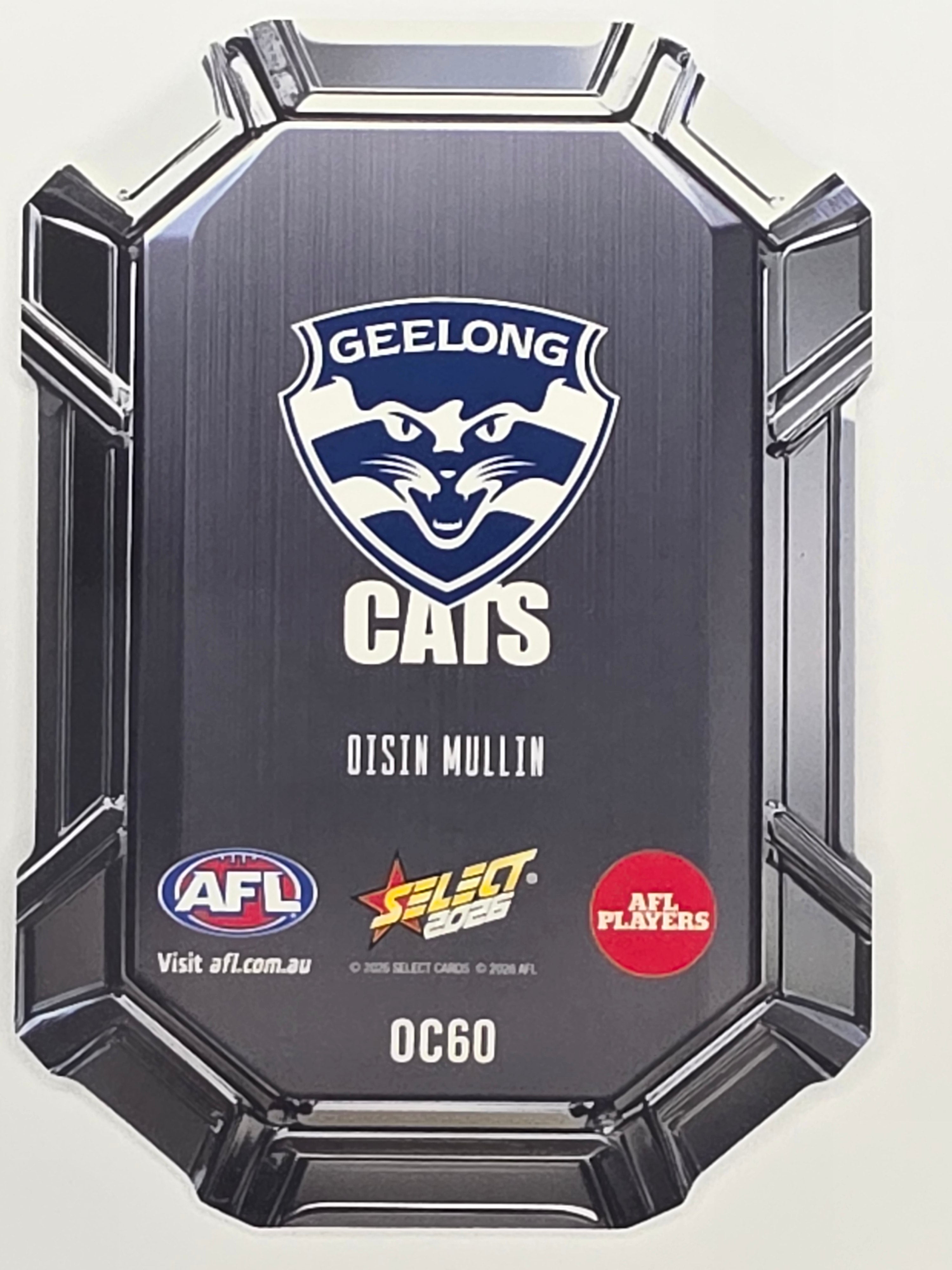 2026 AFL Footy Stars Octane Team Colours O60 Oisin Mullin - Geelong Cats