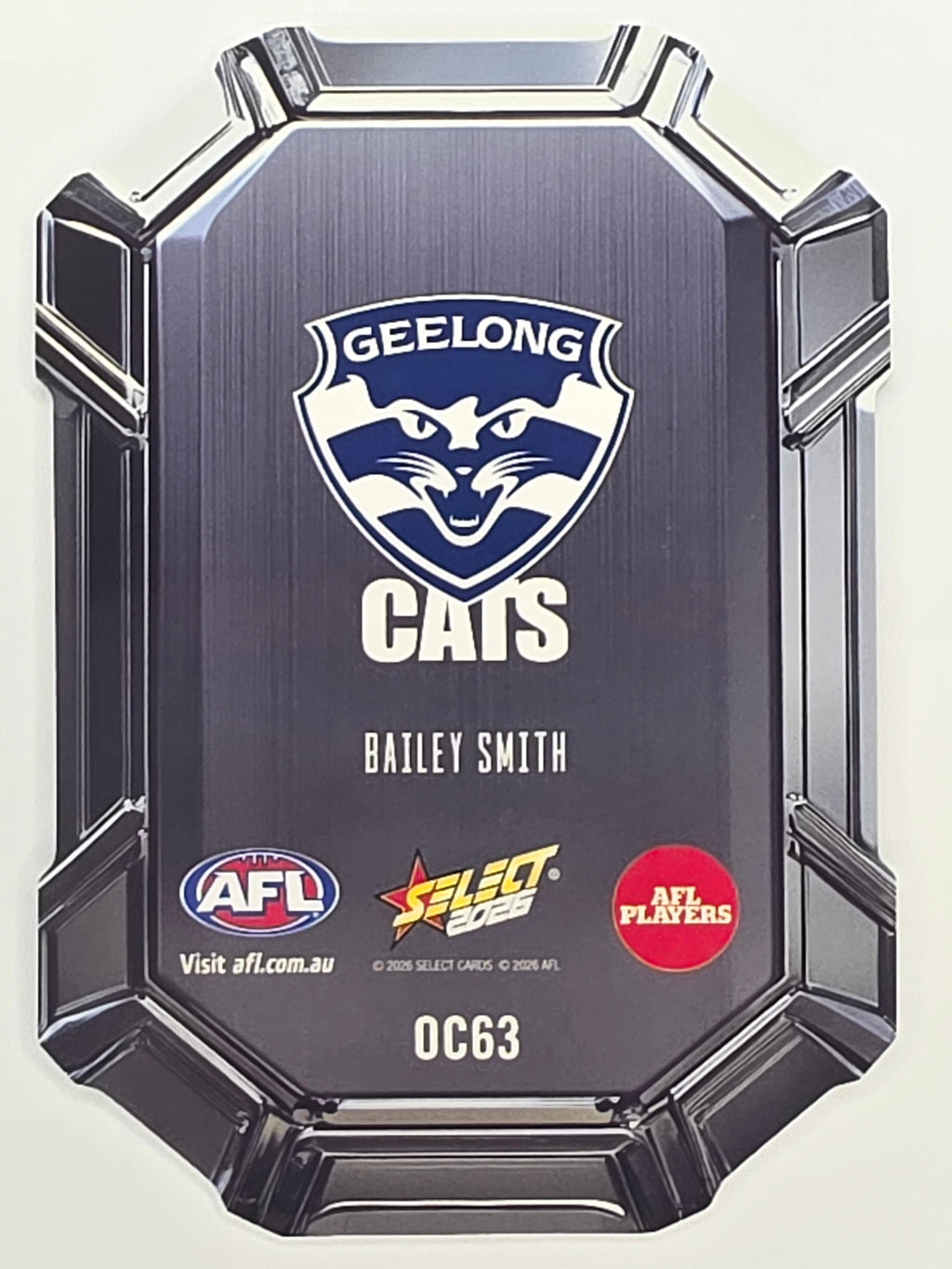 2026 AFL Footy Stars Octane Team Colours O63 Bailey Smith - Geelong Cats
