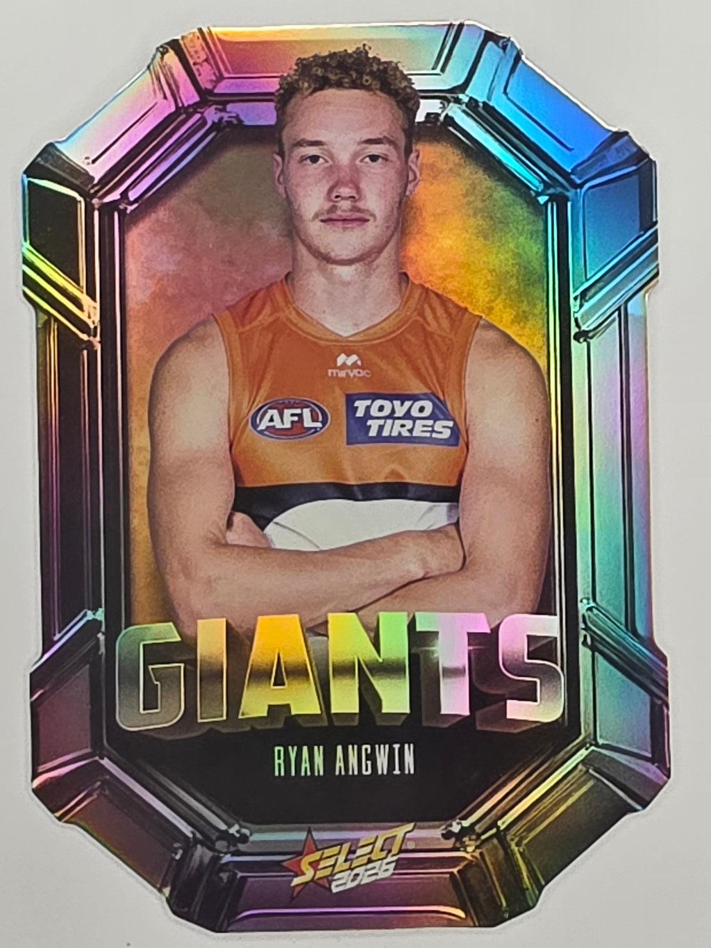 2026 AFL Footy Stars Octane Team Colours O64 Ryan Angwin - GWS Giants