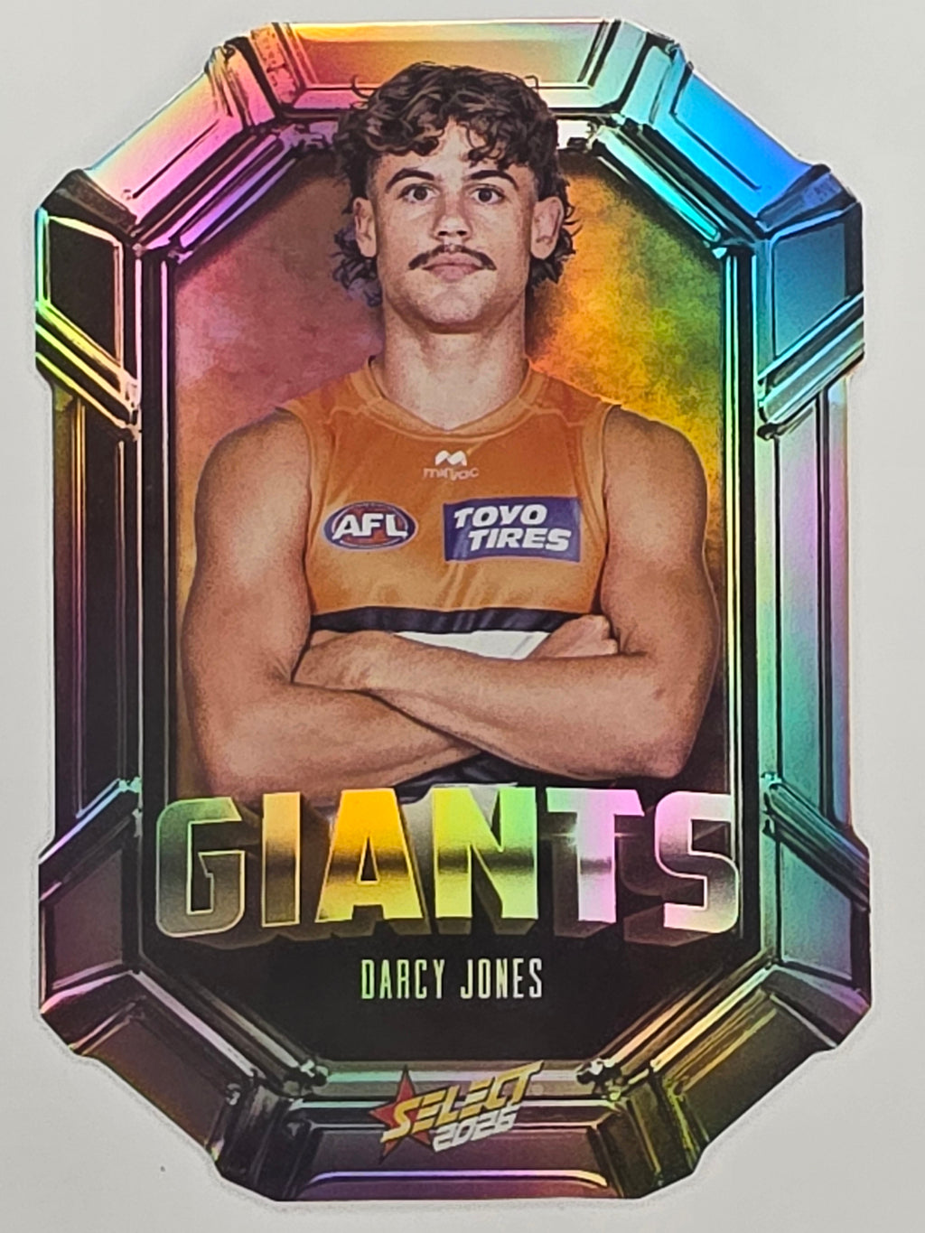 2026 AFL Footy Stars Octane Team Colours O71 Darcy Jones - GWS Giants