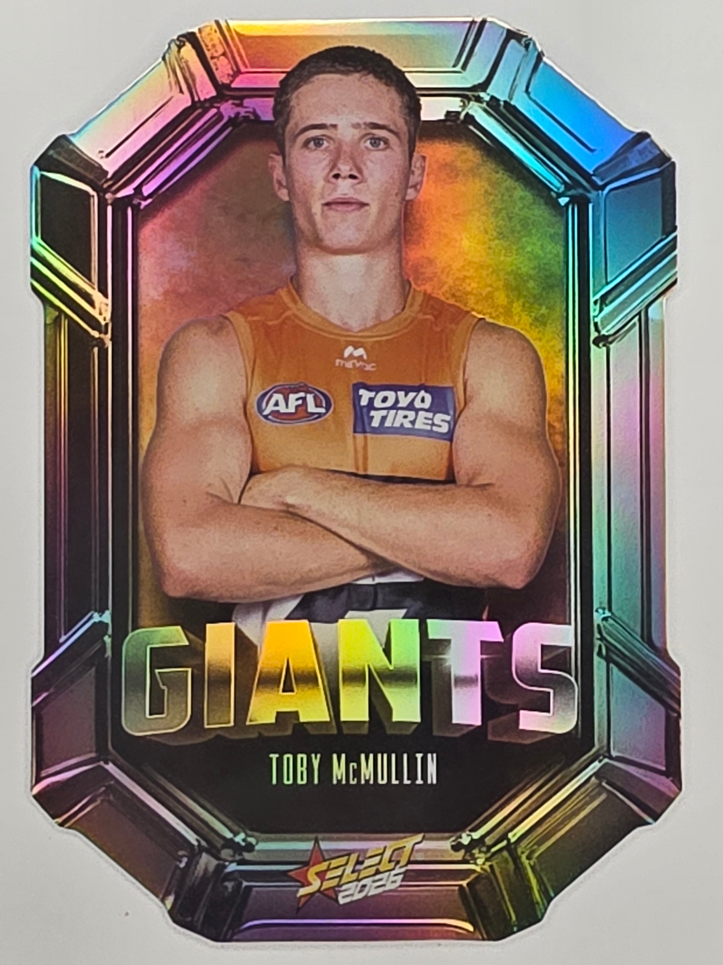2026 AFL Footy Stars Octane Team Colours O72 Toby McMullin - GWS Giants