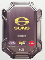2026 AFL Footy Stars Octane Team Colours O75 Alex Davies - Gold Coast Suns