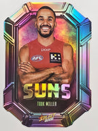 2026 AFL Footy Stars Octane Team Colours O77 Touk Miller - Gold Coast Suns