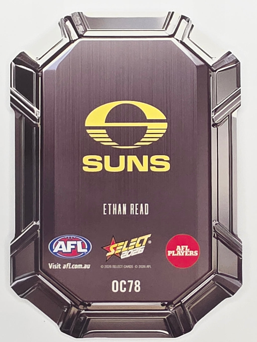 2026 AFL Footy Stars Octane Team Colours O78 Ethan Read - Gold Coast Suns