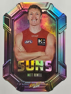 2026 AFL Footy Stars Octane Team Colours O80 Matt Rowell - Gold Coast Suns